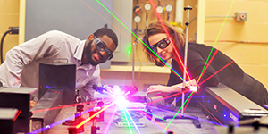 Students learn to use the laser for many applications